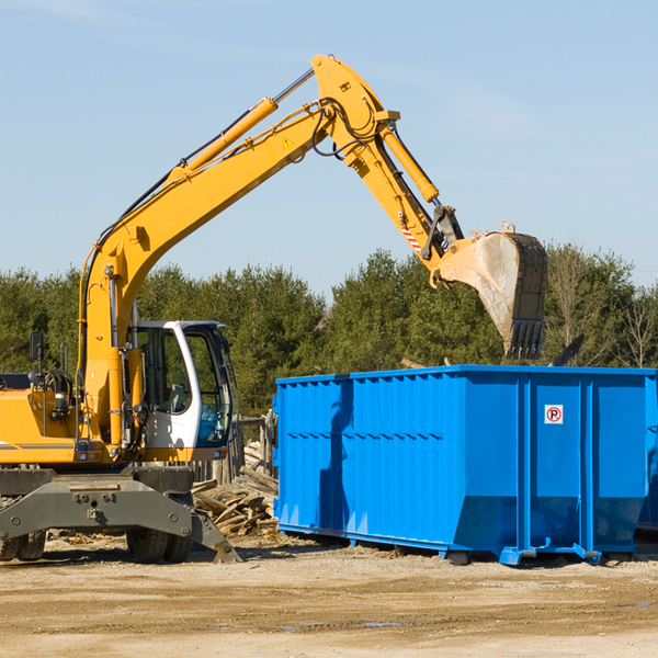 can i rent a residential dumpster for a construction project in Richfield WI